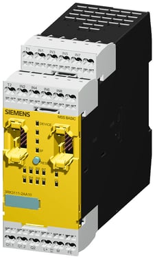 SIRIUS, centralenhed 3RK3 basic til modulært sikkerhedssystem 3RK3 4/8 F-DI 3RK3111-2AA10