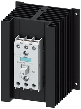 Solid-state kontaktor 3RF2, 3-ph. AC51 50 A 48-600 V / 110 V AC 3-faset styret 3RF2450-1AC35