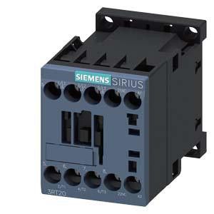 Kontaktor, AC-3, 12 A / 5,5 kW / 400 V, 3-polet, 100 V AC / 50 Hz, 110 V AC / 60 Hz, 1 NC, skrueterminal 3RT2017-1AG62