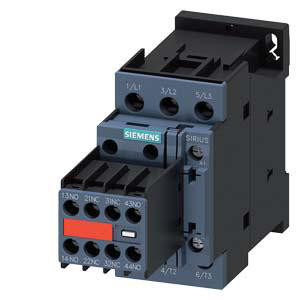 Kontaktor, AC-3, 12 A / 5,5 kW / 400 V, 3-polet, 230 V AC, 50/60 Hz, 2 NO + 2 NC, skrueterminal 3RT2024-1CL24-3MA0
