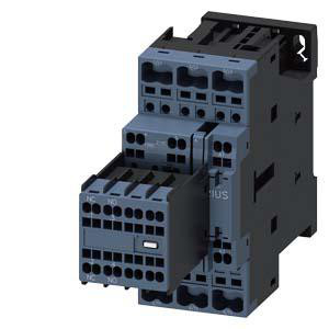 Kontaktor, AC-3, 25 A / 11 kW / 400 V, 3-polet, 400 V AC / 50 Hz, 2 NO + 2 NC, fjederklemme 3RT2026-2AV04