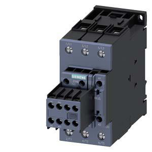 Kontaktor, AC-3, 40 A / 18,5 kW / 400 V, 3-polet, 220 V AC, 50/60 Hz, 2 NO + 2 NC, skrueterminal 3RT2035-1AN24