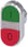 Dobbelt trykknap, 22 mm, rund, metal, højglans, grøn: I, rød: O 3SU1050-3BB42-0AK0 miniature
