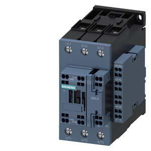 Kontaktor, AC-3, 50 A / 22 kW / 400 V, 3-polet, 110 V AC / 50 Hz, 2 NO + 2 NC, skrueterminal / fjederklemme 3RT2036-3AF06