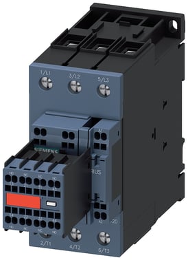 Kontaktor, AC-3, 40 A / 18,5 kW / 400 V, 3-polet, 230 V AC, 50/60 Hz, 2 NO + 2 NC, skrueterminal / fjederklemme 3RT2035-3CL24-3MA0