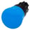 Champignon trykknap, 22 mm, rund, plastik, blå, dreje-til-låse mekanisme 3SU1000-1HB50-0AA0 miniature