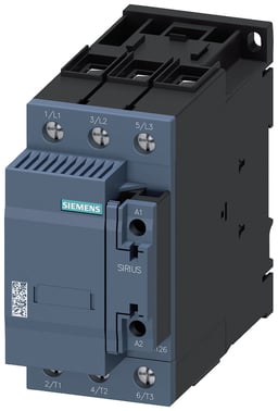 Kontaktor, AC-6B, 50 kVAr / 400 V, 1 NO + 1 NC, 110 V AC, 50 Hz 3RT2636-1AF03