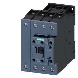 Kontaktor AC-3, 2 NO + 2 NC, 18,5 kW 230 V AC 50 Hz, 4-polet 2 NO + 2 NC, 1 NO + 1 NC integr. 3RT2535-1AP00