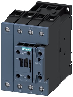 Kontaktor AC-3, 2 NO + 2 NC, 18,5 kW 110 V AC 50 Hz / 120 V 60 Hz, 4-polet 2 NO + 2 NC, 1 NO + 1 NC integr. 3RT2535-1AK60
