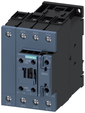 Kontaktor, AC-3, 50 A / 22 kW / 400 V, S2, 4-polet, 230 V AC / 50 Hz, 1 NO + 1 NC 3RT2336-1AP00-4AA0