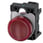 Indikatorlys, 22 mm, rund, plastik, rød, linse, glat, 110 V AC 3SU1103-6AA20-3AA0 miniature