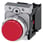 Trykknap, 22 mm, rund, metal, højglans, rød, knap, 1 NC 3SU1150-0BB20-1CA0 miniature