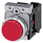 Trykknap, 22 mm, rund, metal, højglans, rød, knap, 1 NC 3SU1150-0BB20-3CA0 miniature