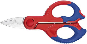 Electricians' Shears with multi-component grips, fibreglass-reinforced 155 mm 95 05 155 SB
