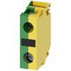 Støtteterminal, grøn / gul, skrueterminal, til frontplademontering 3SU1400-1DA43-1AA0