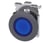 Trykknap, oplyst, 30 mm, rund, metal, mat, blå 3SU1061-0JB50-0AA0 miniature