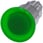 Svampeknap, oplyst, 22 mm, rund, metal, højglans, grøn, 40 mm 3SU1051-1EA40-0AA0 miniature