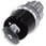 Nøglebetjent kontakt CES, med overvågning, 22 mm, rund, metal, højglans, fjernelse O + I 3SU1050-5JF01-0AA0 miniature