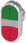 Dobbelt trykknap, illum., 22 mm, rund, metal, højglans, rød: top, grøn: bund 3SU1051-3AB42-0AN0 miniature