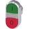 Dobbelt trykknap, oplyst, 22 mm, rund, metal, højglans, grøn: I, rød: O 3SU1051-3BB42-0AK0 miniature