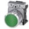 Trykknap, 22 mm, rund, metal, højglans, grøn, knap 3SU1250-0EB40-0AA0 miniature