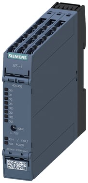 AS-i SlimLine Compact-modul SC22.5 digital 4DI / 4DQ, IP20, skrueterminaler 3RK1400-2CE00-2AA2