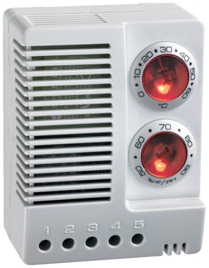 Elektronisk hygroterm ETF 012100 til 240 V AC, 0 til + 60 ° C, 50 til 90% RF. 8MR2170-4E