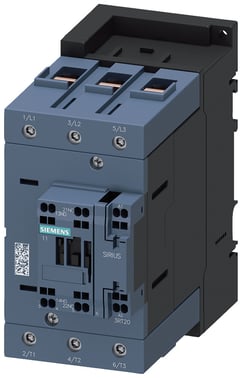 Kontaktor, AC-3, 80 A / 37 kW / 400 V, 3-polet, 230 V AC, 50/60 Hz, 1 NO + 1 NC, skrueterminal / fjederklemme 3RT2045-3AL20