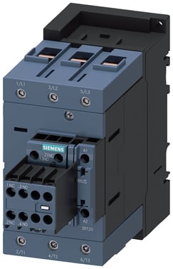 Kontaktor, AC-3, 95 A / 45 kW / 400 V, 3-polet, 24 V AC / 50 Hz, 2 NO + 2 NC, skrueterminal 3RT2046-1AB04