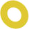 Skive til NØDSTOP, gul, med indskrift (polsk): Zatrzymanie symbol 5638, Awaryjne symbol 5638, udvendig diameter 45 mm, indvendig diameter 22. 3SU1900-0BA31-0ND0 miniature