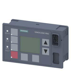 Betjeningsenhed med display til SIMOCODE pro V, installation i kontrolkabinetsdør 3UF7210-1AA01-0