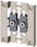 Fjederprofil monteringsadapter til kabinet, metal, sandgrå 3SU1950-0JE80-0AA0 miniature