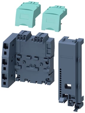 3RV29 indføringssystem Basissæt til 2 motorstartere med venstre indføring Størrelse S00 og S0 inkluderer 1x 3RV2917-1A 2x 3RV2917-5AA00 2x 3RV2927-5AA00 2x 3RV292 3RV2907-1AB00