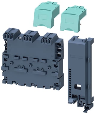3RV29 indføringssystem Ekspansionssæt til 3 motorstartere inklusive ekspansionsstik Størrelse S00 og S0 inkluderer 1x 3RV2917-4B 3x 3RV2917-5AA00 3x 3RV2927-5AA 3RV2907-4BB00