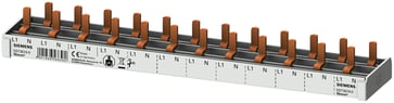 Compact Pin Busbar, 10mm2 connection: 1p/N 12x Compact device 1-pole 5ST3674-0