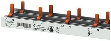 Compact Pin Busbar, 10mm2 connection: 1p/N AFDD 5SM6 + Compact device  1-pole 5ST3776-0