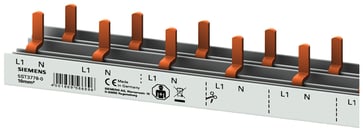 Compact Pin Busbar, 10mm2 connection: 1p/N Compact device 1-pole + auxiliary switch 0,5-pole 5ST3778-0