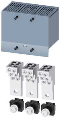 Tilslutningsterminaler CU 6 kabler 3 Stk tilbehør til: 3VA1 250 3VA9213-0JF60
