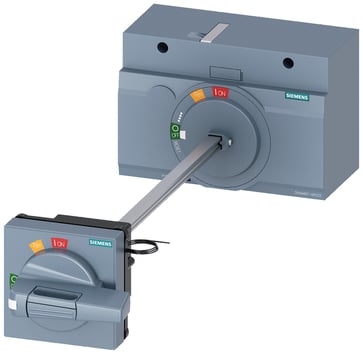 Dør-kobling roterende betjenings mekanisme Standard IEC IP65 med dør interlock belysningskit kit 24 V DC tilbehør for: 3VA1 400/63 3VA9467-0FK23