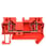 Gennemgående klemmer med fjederbelastning, tværsnit: 4 mm2, bredde: 6,2 mm, farve: rød 8WH2000-0AG02 miniature