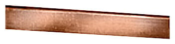 Flad kobber bar 20 X 5MM ca 2 meter lang, tin 8WC5053