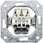 DELTA-switch indsæt FM, lukker / blind trykknap 10 A 250 V elektrisk sammenlåst 5TA2114 miniature