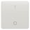 DELTA profil, titanium hvid vippeknap med IO symboler til OFF switch 2-polet, 3-polet. 5TG7802 miniature