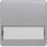 DELTA profil, sølv rocker med etiket til universal switch to-vejs / OFF for mellemliggende. 5TG7936 miniature