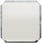 DELTA profil, titanium hvid SCHUKO stikkontakt 10/16 A 250 V Med skrueløs Tilslutningsklemmer med fjederklap Dækplade 65x 65 mm 5UB1404 miniature