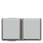 DELTA flaeche IP44, AP Mørkegrå / lysegrå SCHUKO stikkontakt 2-fold vandret, 10 / 16A 250V Med skrueløs Tilslutningsklemmer med fjederklap, 5UB4722 miniature