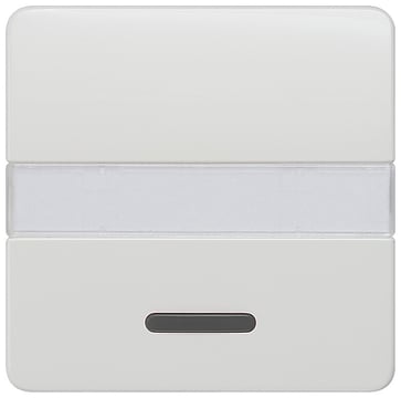 DELTA profil, titanium hvid vippe med vindue, med etiket til opvarmning af nødafbryder. 5TG7815