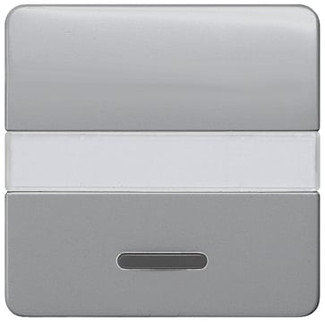 DELTA profil, sølvvippe med vindue, med etiket til opvarmning af nødafbryder 65 x. 5TG7935