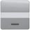 DELTA profil, sølvvippe med vindue, med etiket til opvarmning af nødafbryder 65 x. 5TG7935 miniature