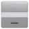 DELTA profil, sølvvippe med vindue, med etiket til opvarmning af nødafbryder 65 x. 5TG7935 miniature